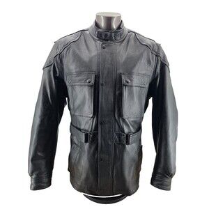 Hein Gericke Dakar Leather Jacket Size 50 Reg Rare Vintage Excellent Condition